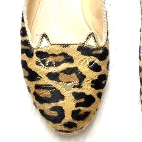 Charlotte Olympia kitty Leopard calf hair loafer Italy - Picture 3 of 16